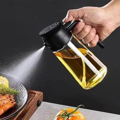 Glass Oil Sprayer with Spray Nozzle